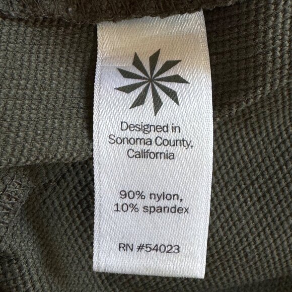 ATHLETA Wander Skinny Ankle Zip Olive Pants 349953-03 Women's Size 0 Nylon - Picture 4 of 16